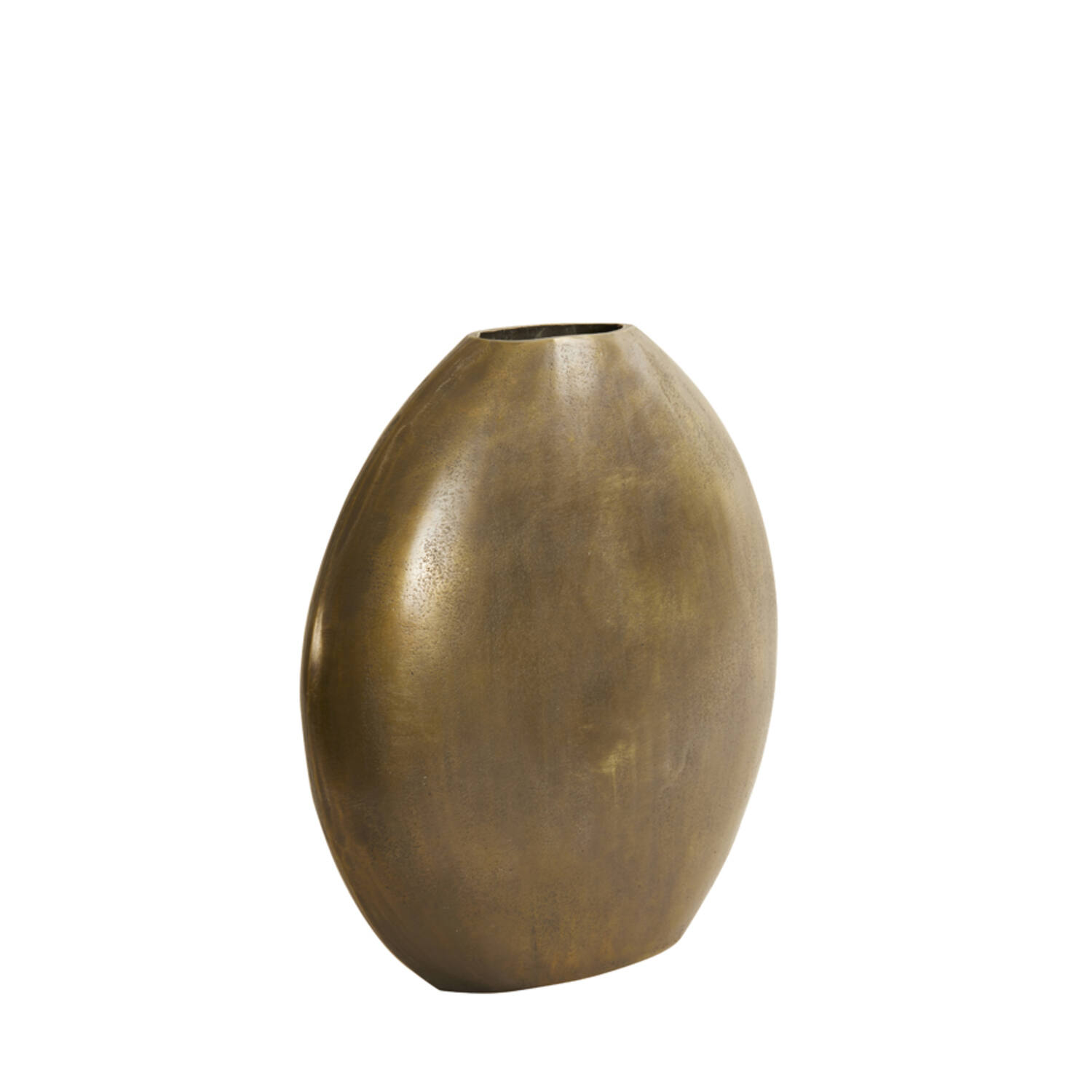 Light & Living Vaas deco 42x7x42 cm POSITANO ovaal plat antiek brons