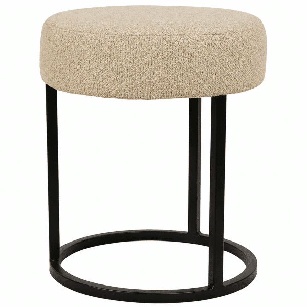 Nijwie MySons Escabel hocker - Ø40 - Rhythm - Beige 05 - Unique Collection