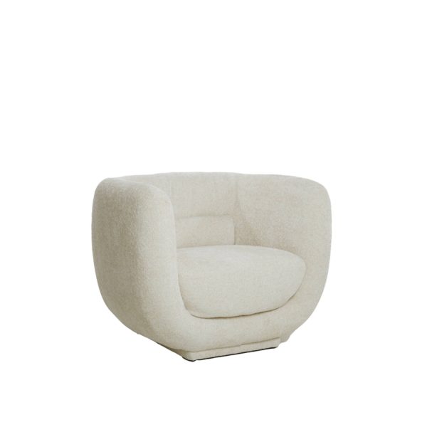 Light & Living Stoel 105x85x81 cm KIALY crème