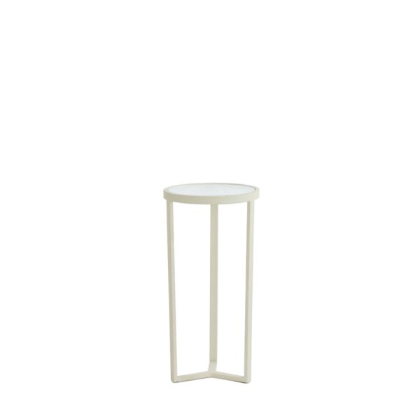 Light & Living Zuil Ø30x60,5 cm RETIRO helder rib glas+crème