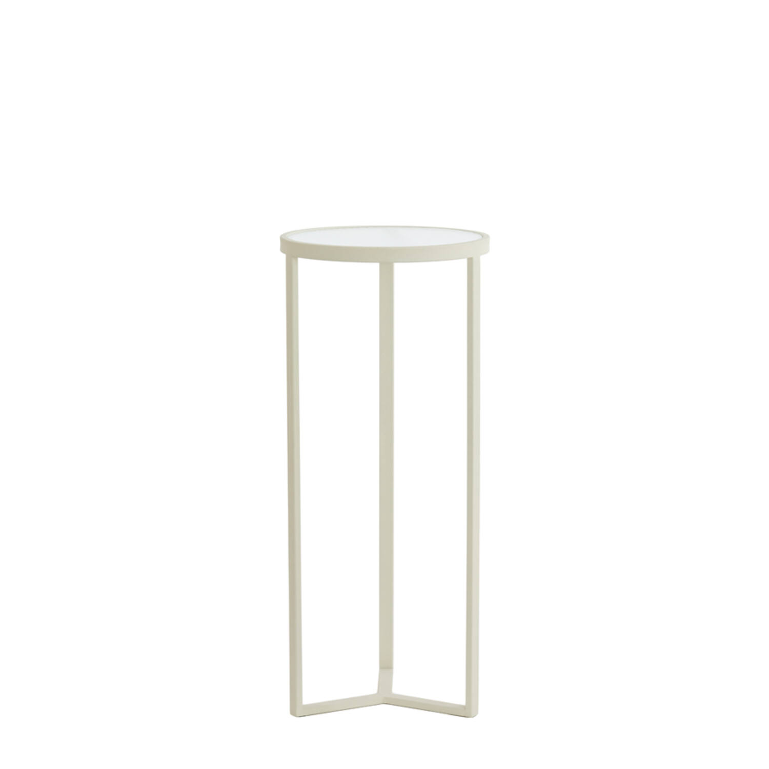 Light & Living Zuil Ø35x81 cm RETIRO helder rib glas+crème