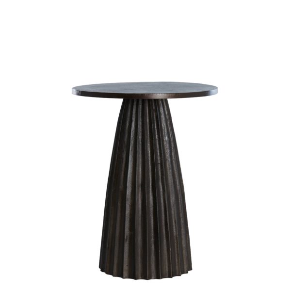 Light & Living Bijzettafel Ø40x51 cm VEGLIA mat donker bruin