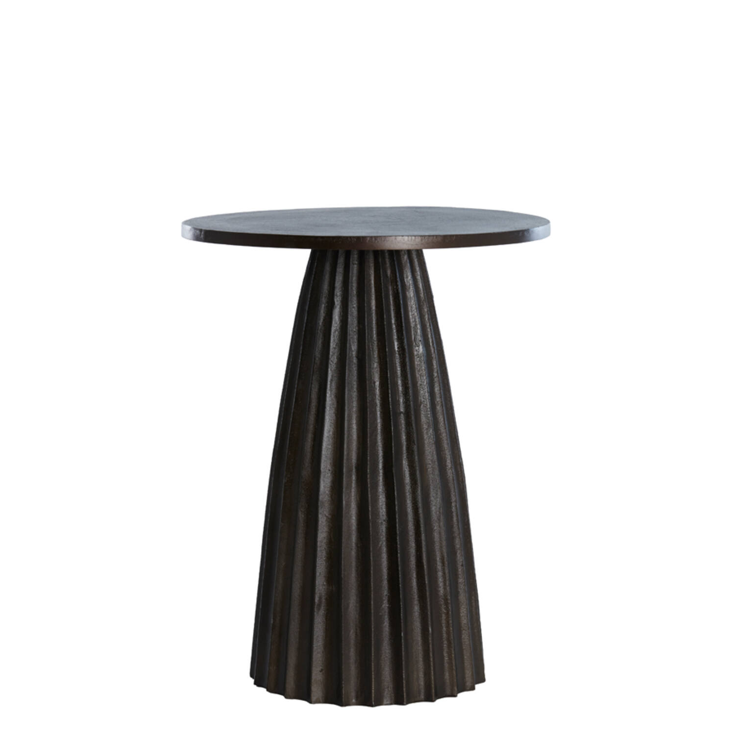 Light & Living Bijzettafel Ø40x51 cm VEGLIA mat donker bruin