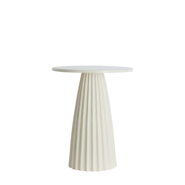 Light & Living Bijzettafel Ø45x56 cm VEGLIA crème