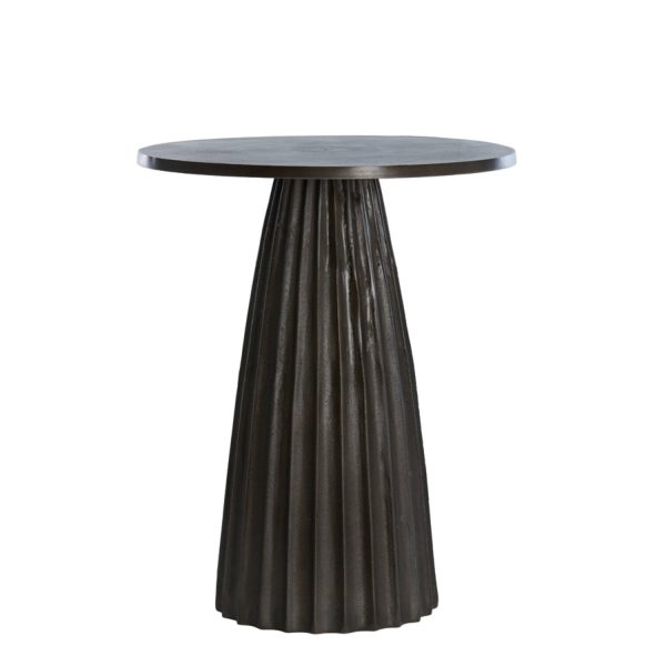 Light & Living Bijzettafel Ø45x56 cm VEGLIA mat donker bruin