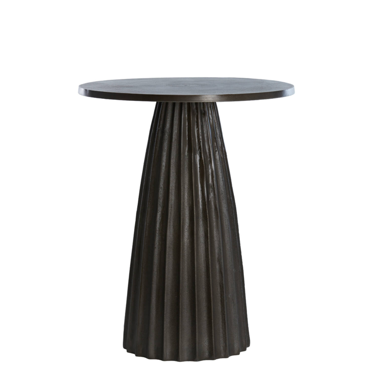 Light & Living Bijzettafel Ø45x56 cm VEGLIA mat donker bruin