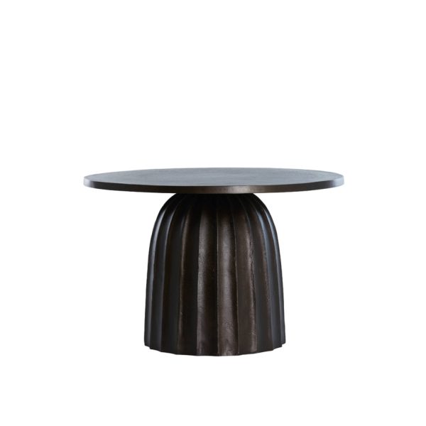 Light & Living Bijzettafel Ø60x38 cm VEGLIA mat donker bruin