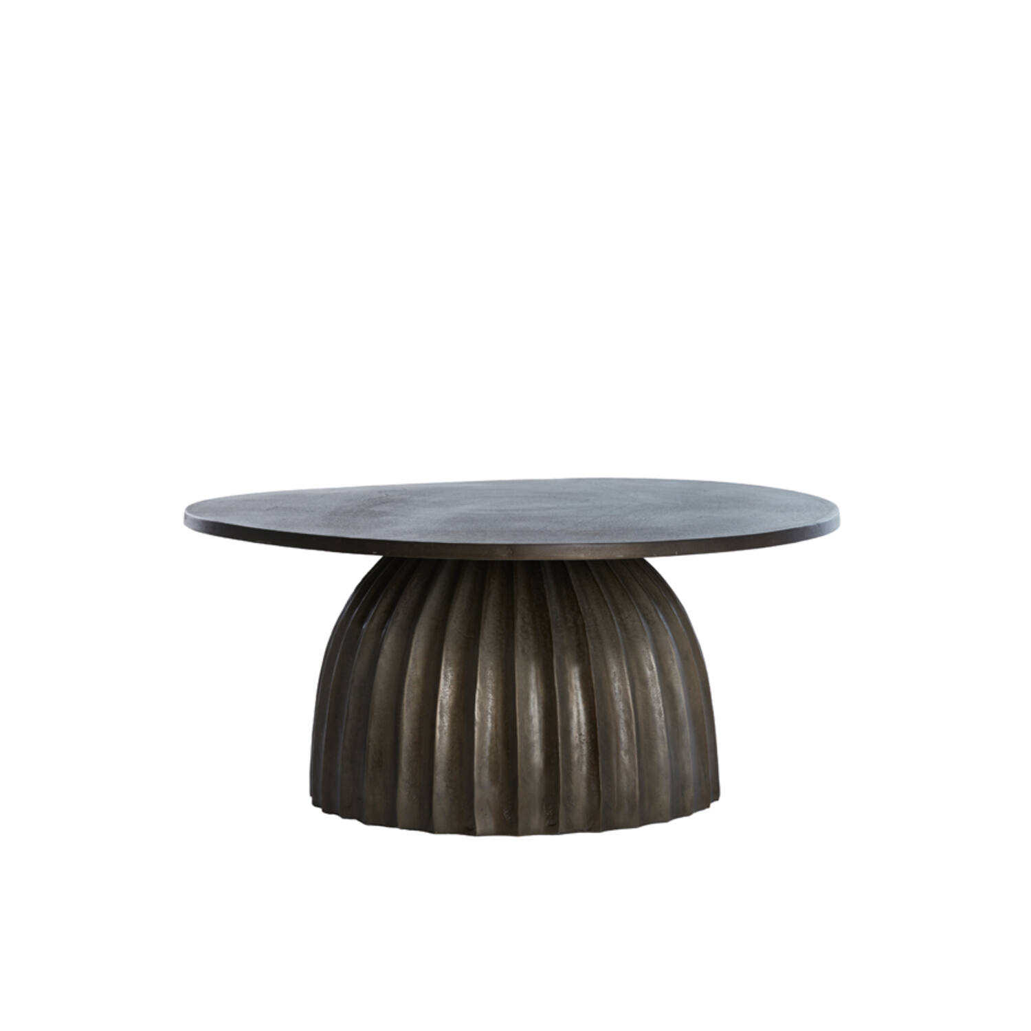 Light & Living Bijzettafel Ø70x33,5 cm VEGLIA mat donker bruin