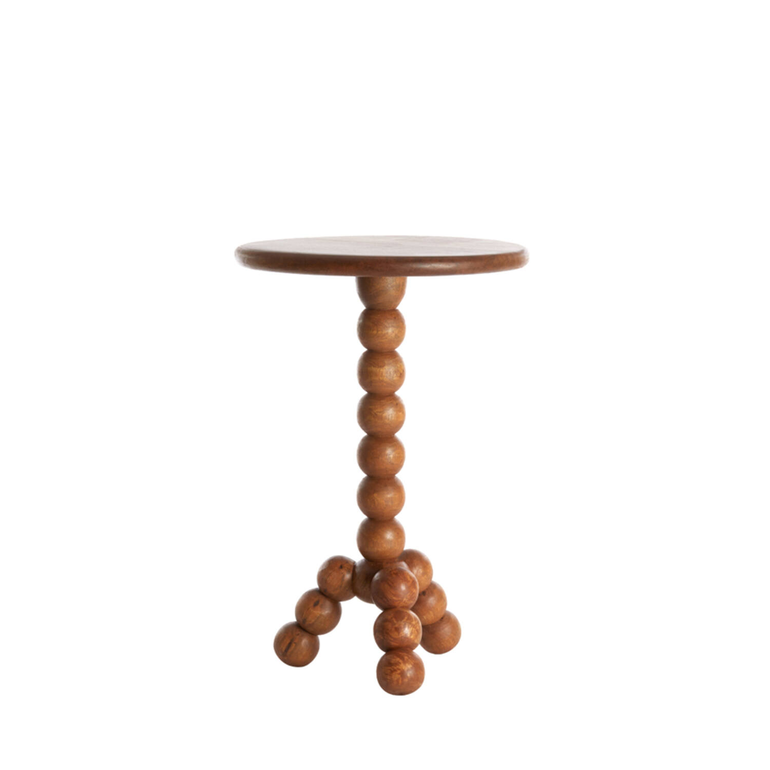 Light & Living Bijzettafel Ø35x54 cm VEGLIO hout olie bruin
