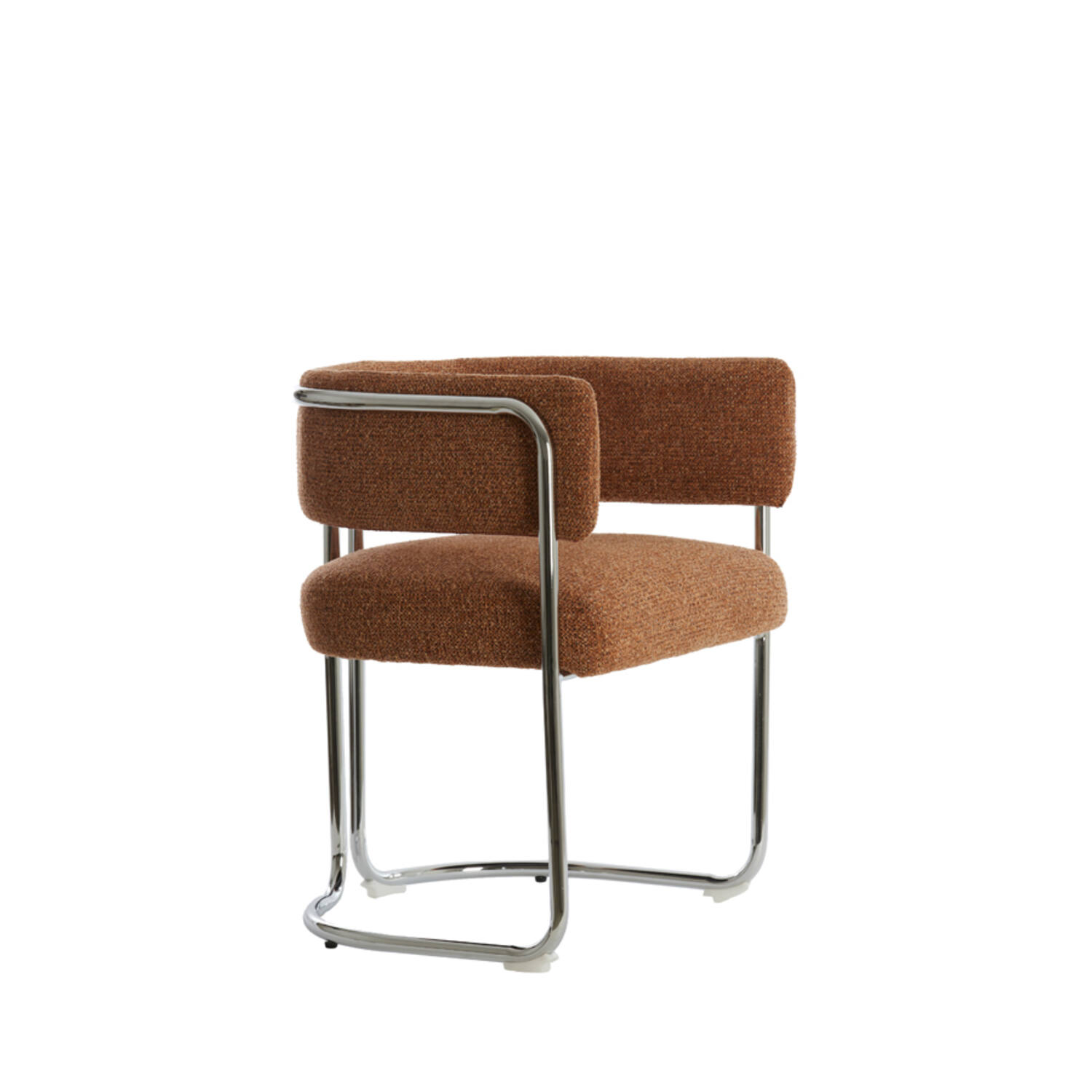 Light & Living Eetkamerstoel 57x53x73,5 cm ADANTE karamel+chroom