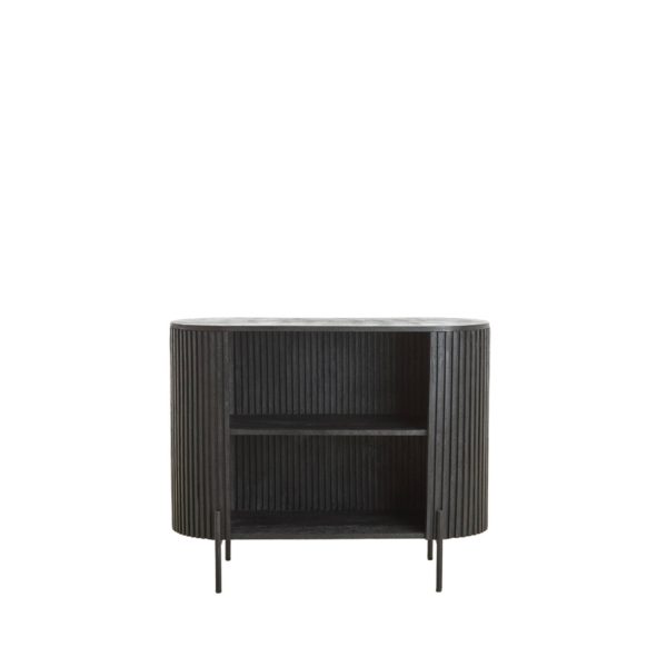 Light & Living Kast 100x40x80 cm DUMOSI hout mat zwart