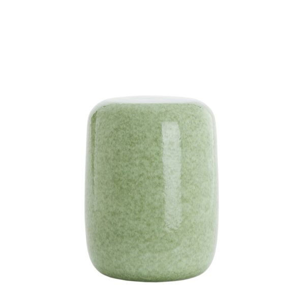 Light & Living Bijzettafel Ø34x46,5 cm FRANCA keramiek mint groen-groen