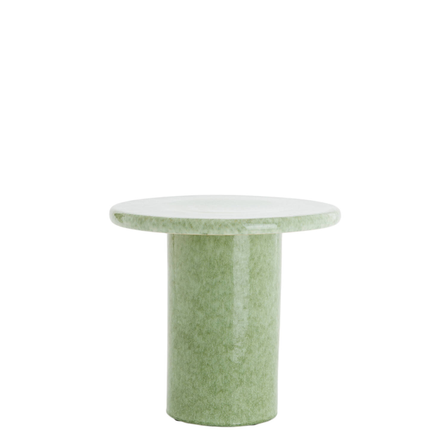 Light & Living Bijzettafel Ø40,5x35,5 cm TUDO keramiek mint groen-groen
