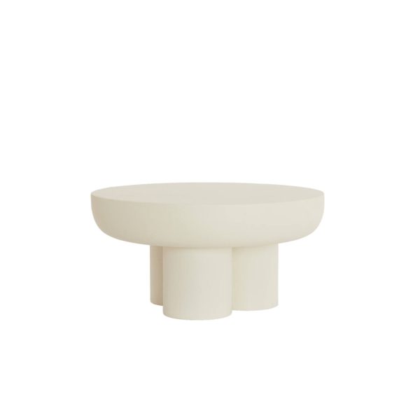 Light & Living Salontafel Ø70x35 cm MIZUHO crème