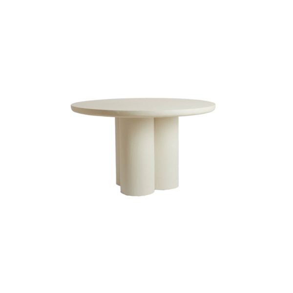 Light & Living Eettafel Ø130x78 cm MIZUHO crème