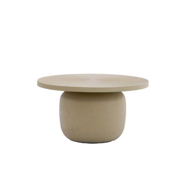 Light & Living Salontafel Ø75,5x41,5 cm TIGRAN mat zand