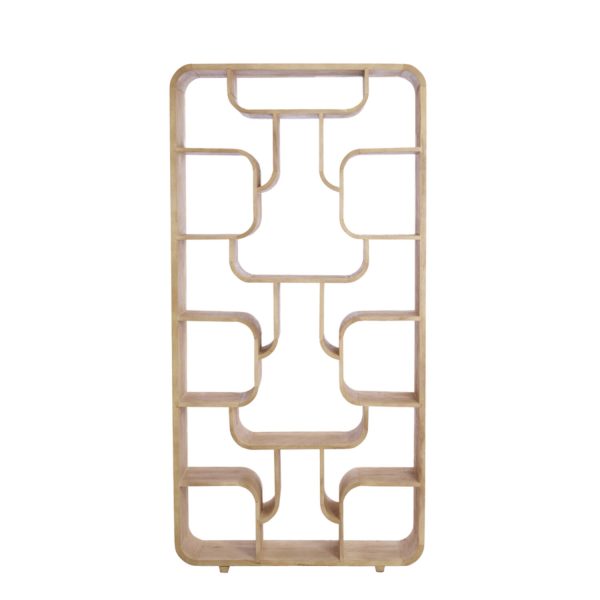 Light & Living Kast open 100x30x200 cm LABARE mat naturel