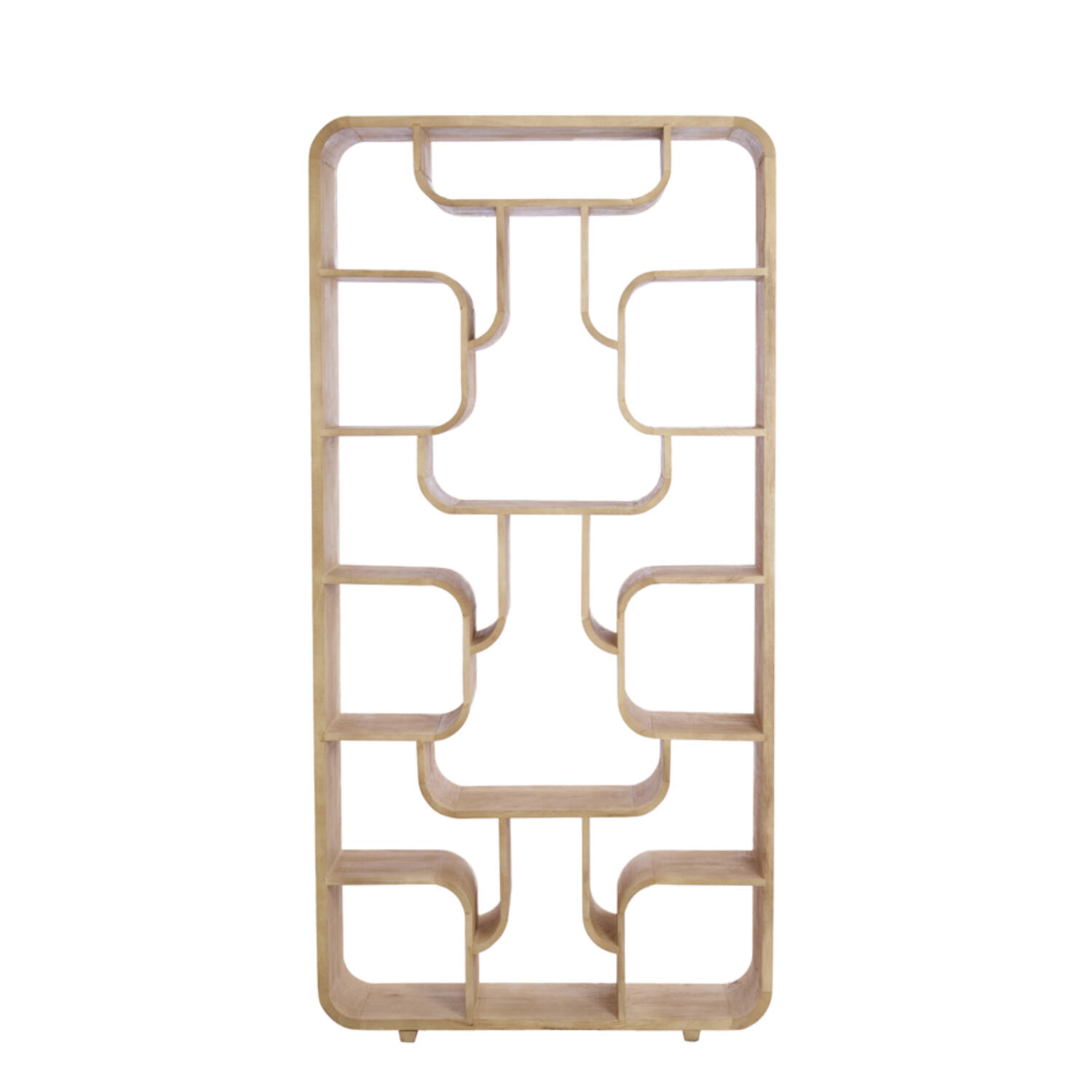 Light & Living Kast open 100x30x200 cm LABARE mat naturel