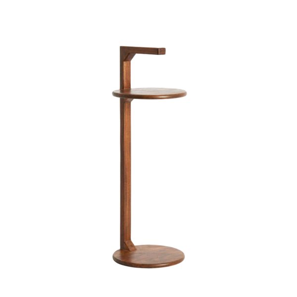 Light & Living Bijzettafel Ø26x77 cm DELMINO acacia hout bruin
