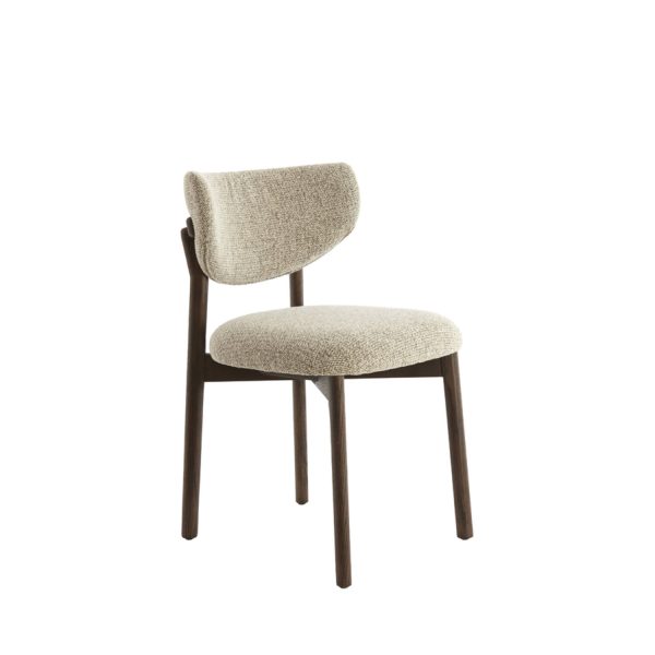 Light & Living Eetkamerstoel 54,5x51x80,5 cm TROSA hout d bruin+crème-bruin