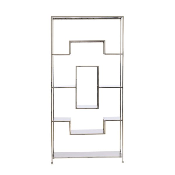 Light & Living Kast open 100x30x205 cm REZINA nikkel
