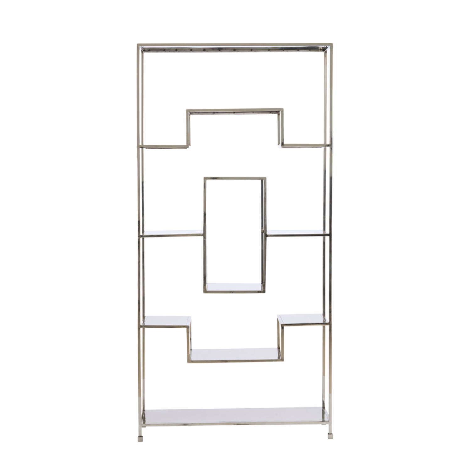 Light & Living Kast open 100x30x205 cm REZINA nikkel