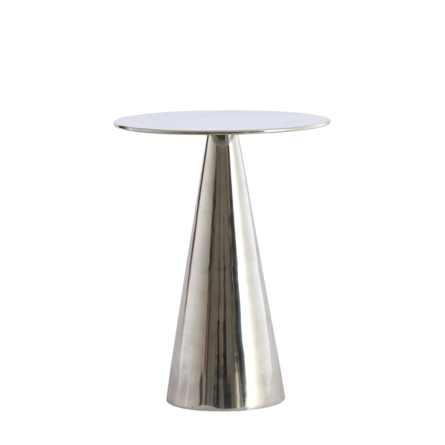 Light & Living Bijzettafel Ø39x51 cm LEOVA nikkel