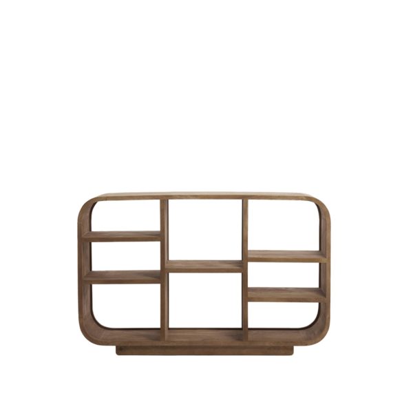 Light & Living Kast open 140x35x90 cm DANE hout mat grijs-bruin