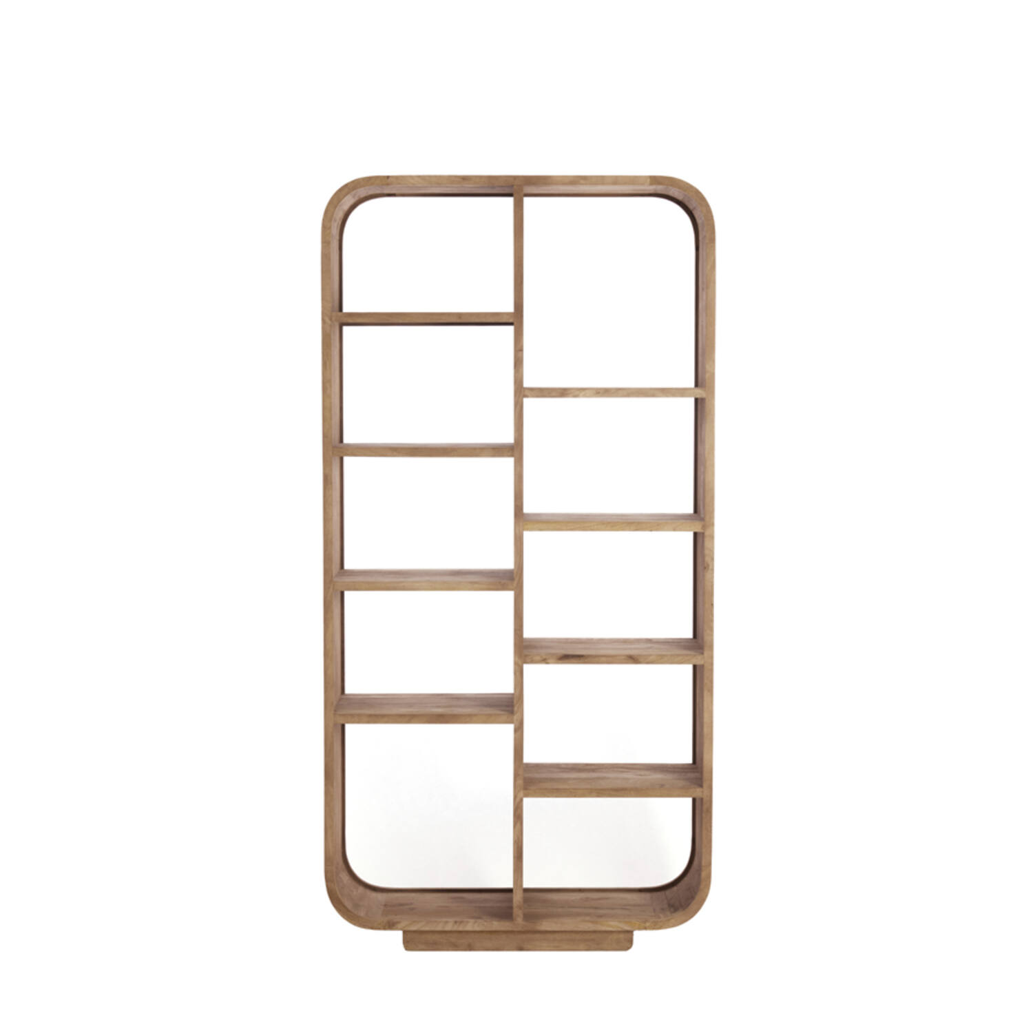 Light & Living Kast open 100x35x200 cm DANE hout mat grijs-bruin