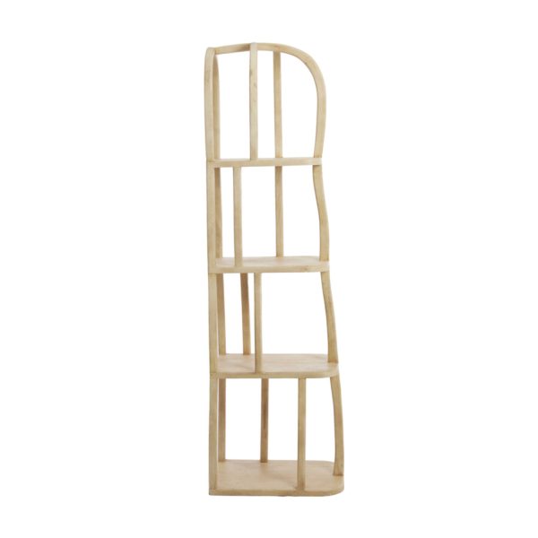 Light & Living Kast open 53x40x175 cm LOWE hout mat naturel