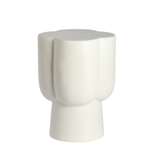 Light & Living Bijzettafel Ø34,5x45 cm JUNTO keramiek mat crème