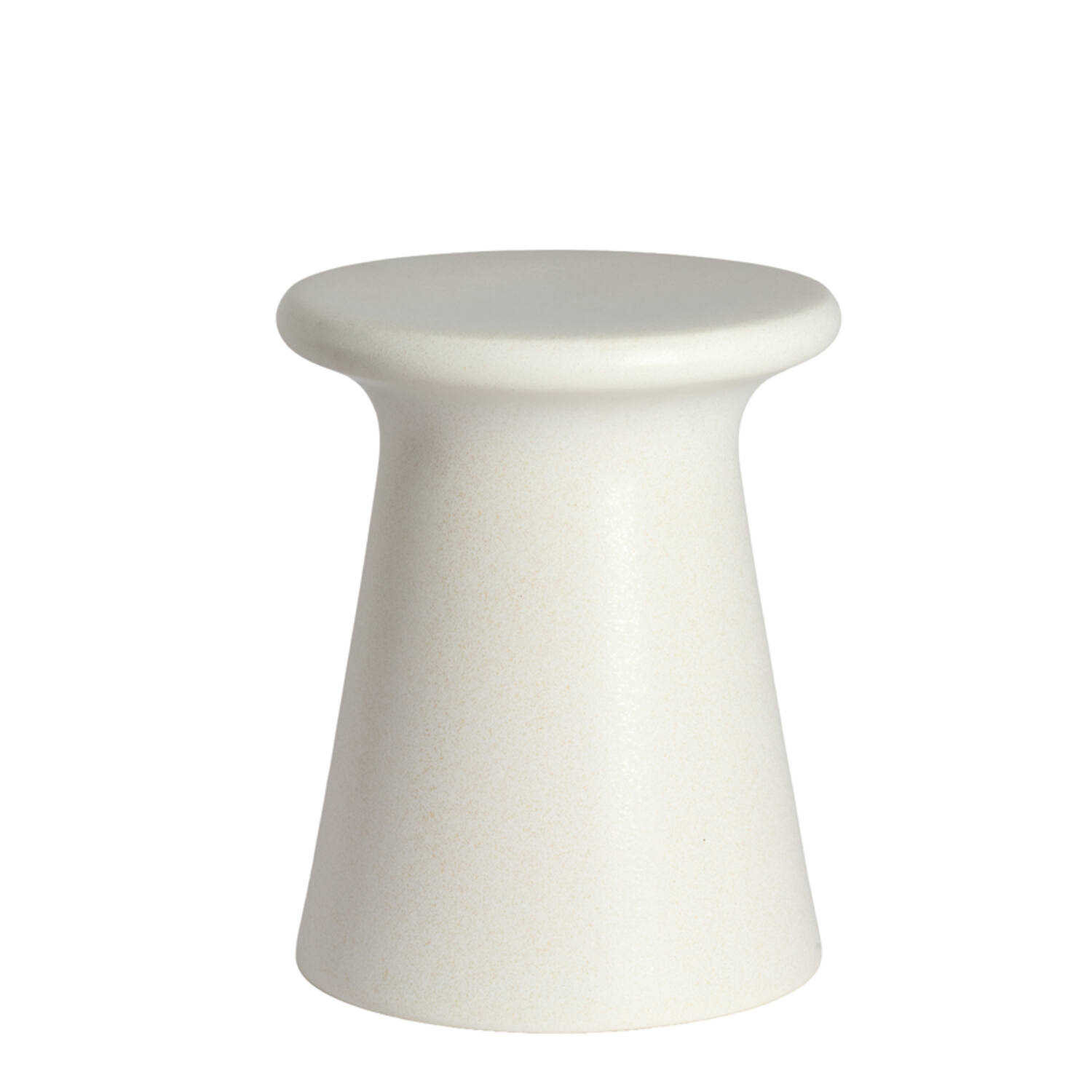 Light & Living Bijzettafel Ø34,5x43 cm SENTO keramiek mat crème