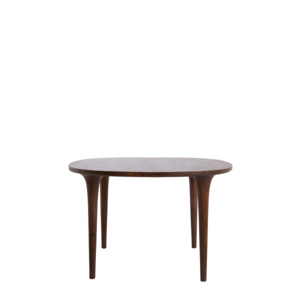 Light & Living Eettafel Ø140x76 cm ZALE acacia hout donker bruin