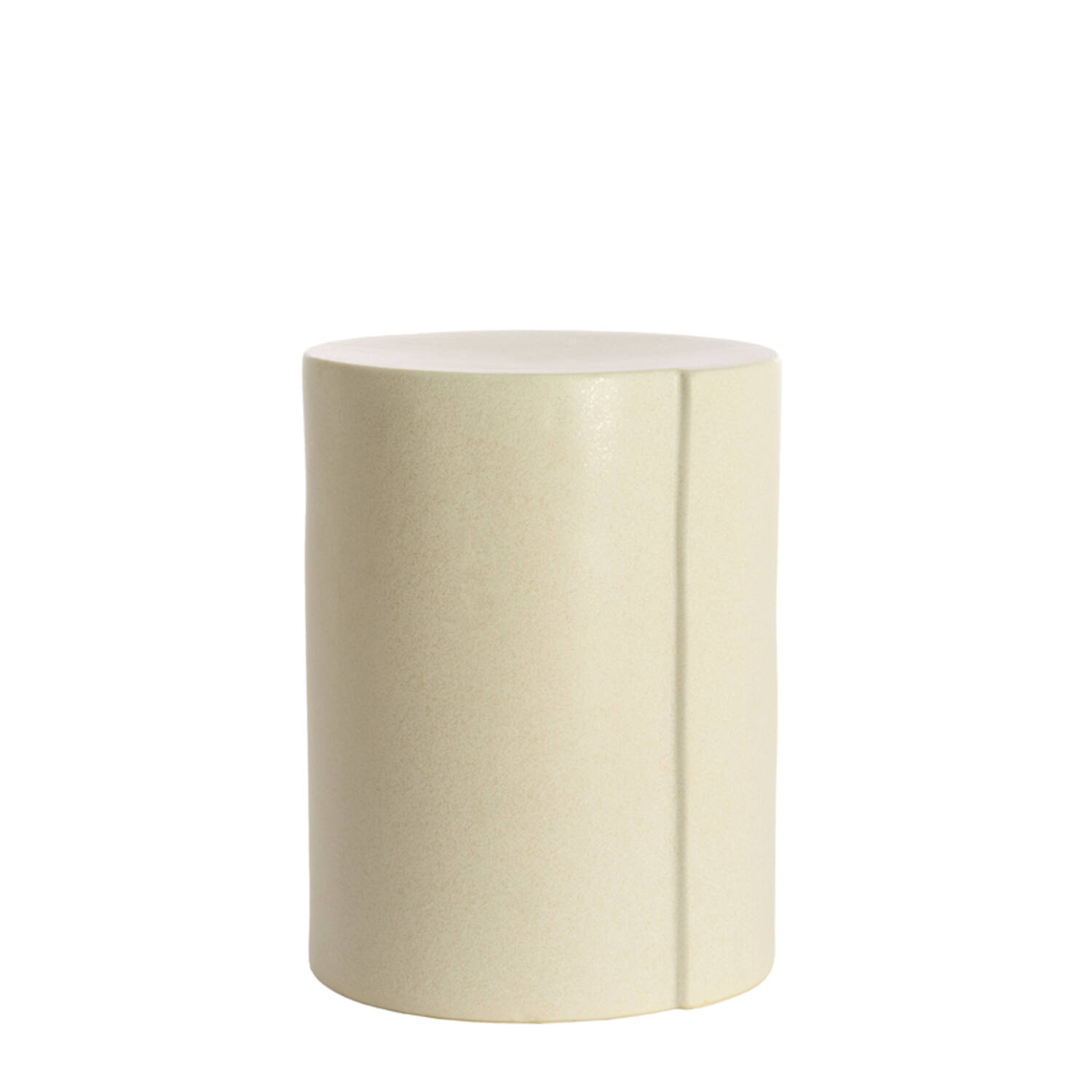 Light & Living Bijzettafel Ø33x44 cm CHULILLA keramiek mat crème