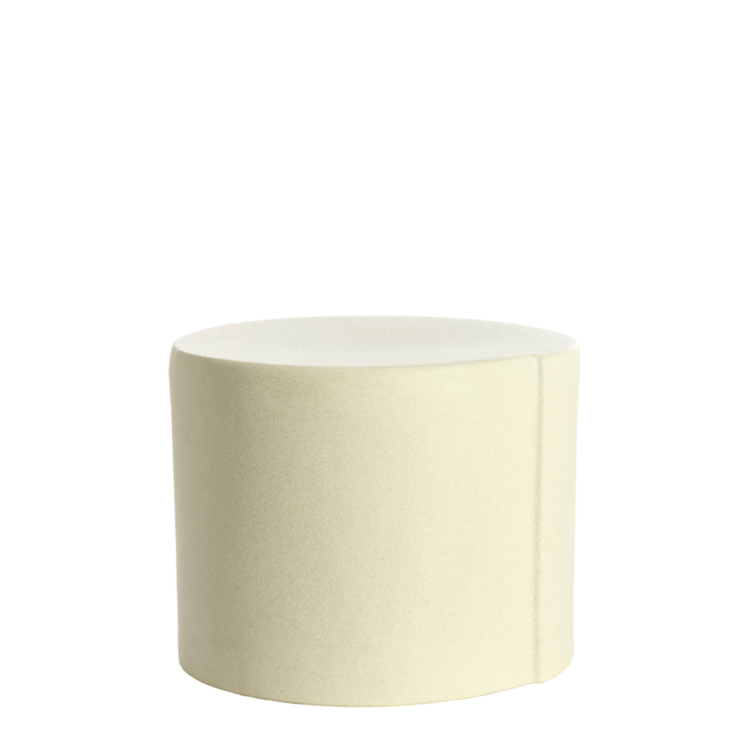 Light & Living Bijzettafel Ø42x34 cm CHULILLA keramiek mat crème