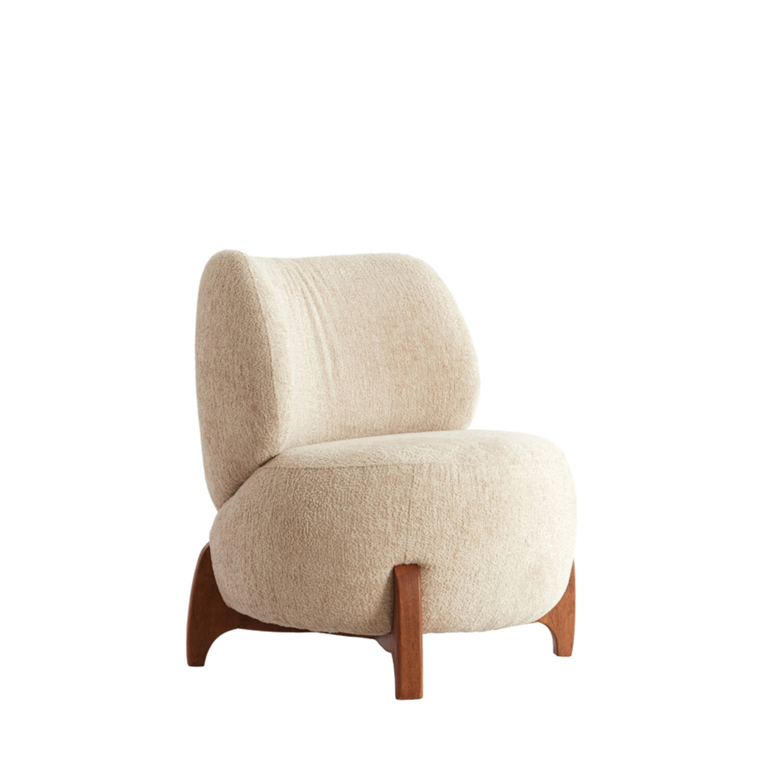 Light & Living Stoel 72,5x70x79 cm BINOA crème+bruin