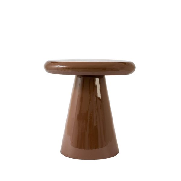 Light & Living Bijzettafel 43x32x47 cm TARINO glans chocolade bruin