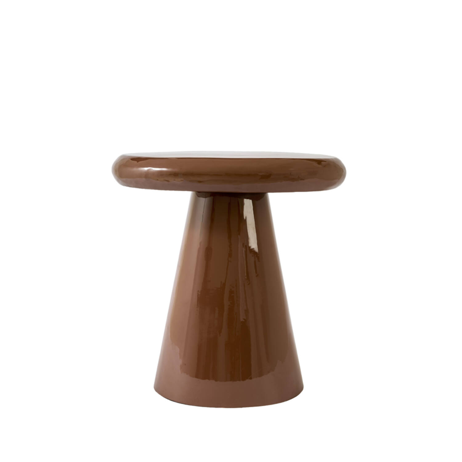 Light & Living Bijzettafel 43x32x47 cm TARINO glans chocolade bruin