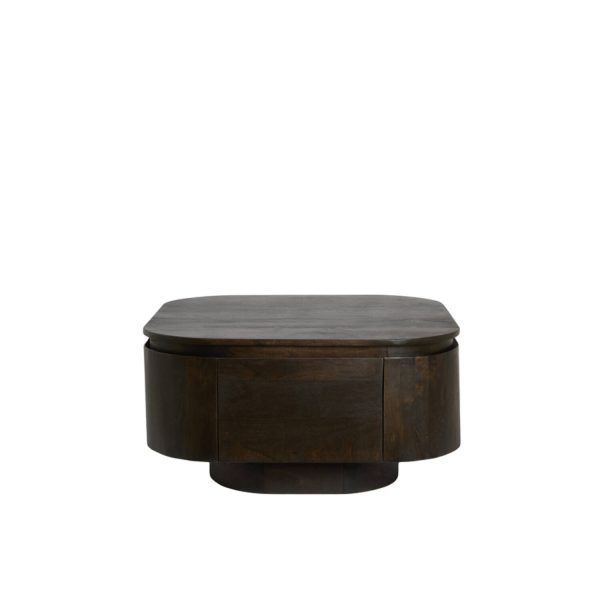 Light & Living Salontafel 80x80x40 cm RYMA hout chocolade bruin