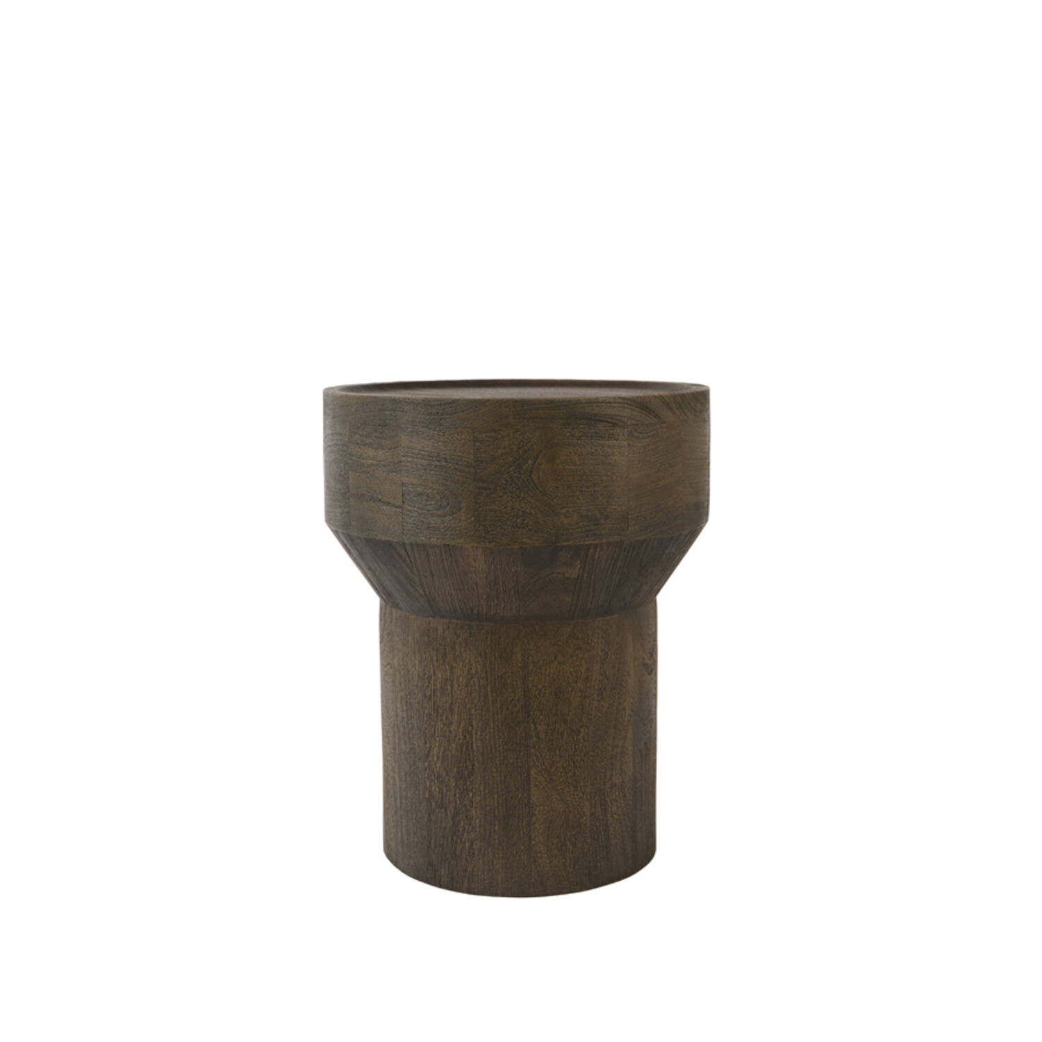 Light & Living Salontafel Ø40x50 cm WELU mango hout chocolade bruin