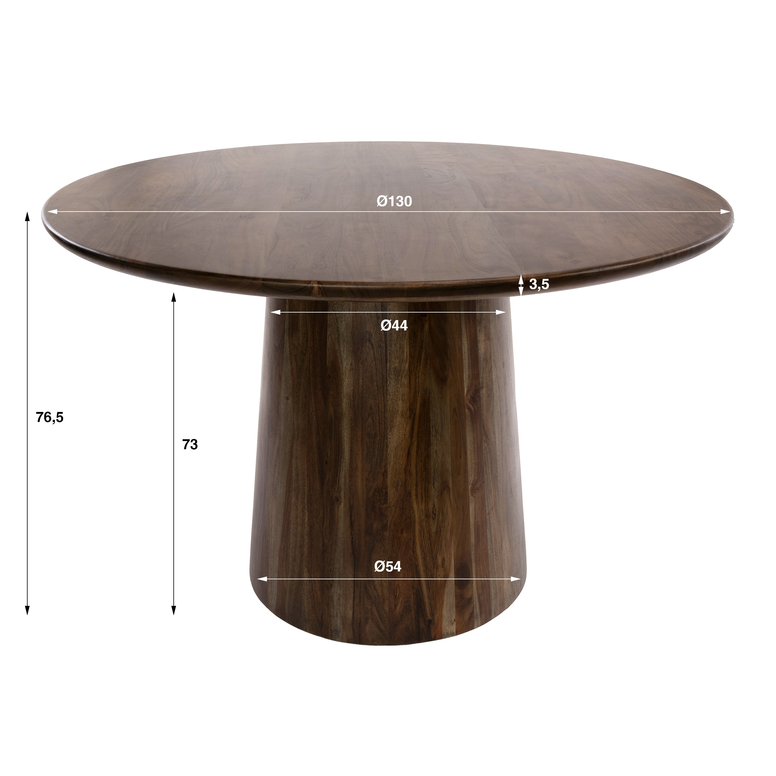 Zijlstra Eettafel Central rond Ø130