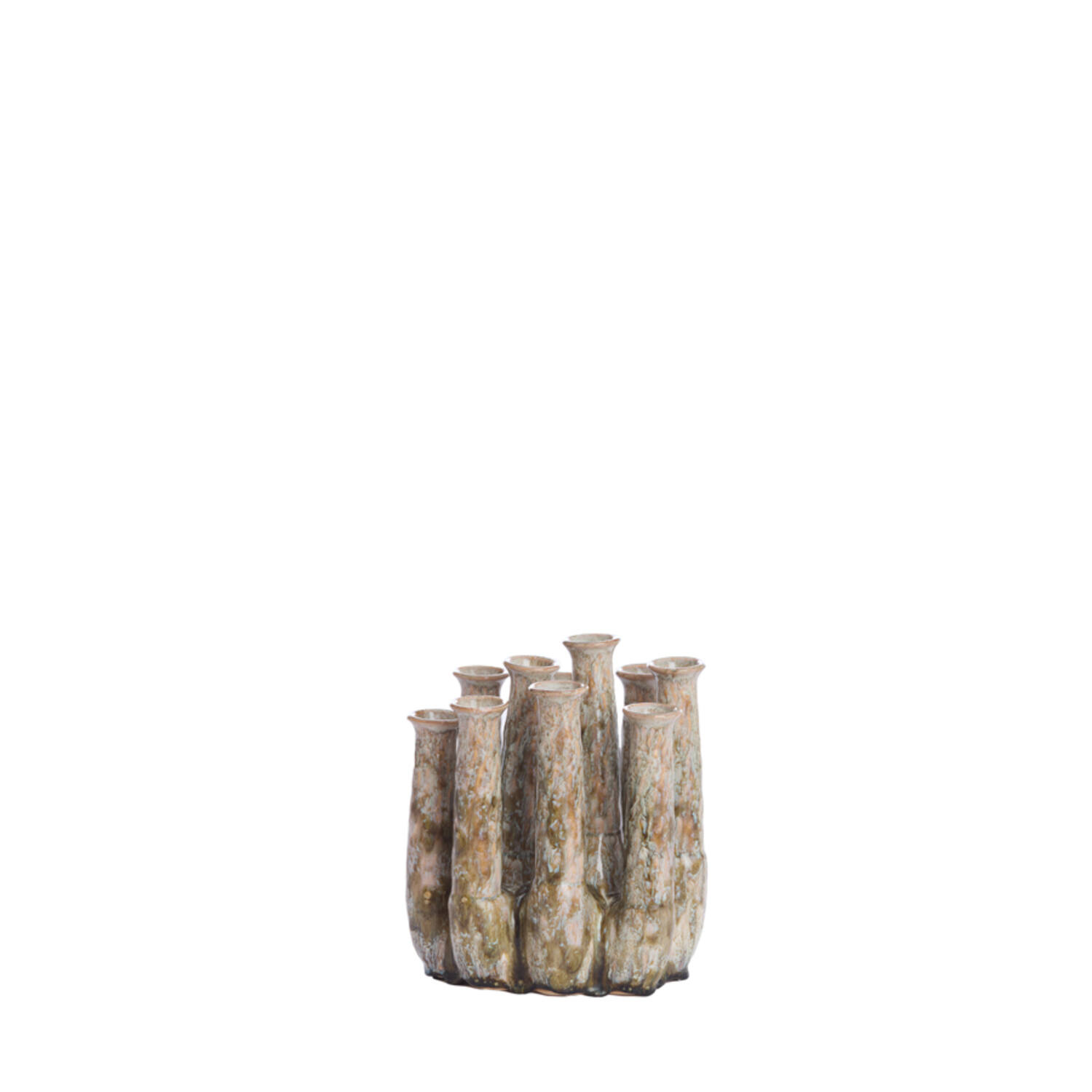 Light & Living Vaas deco 20x15x24 cm LEANJA keramiek beige