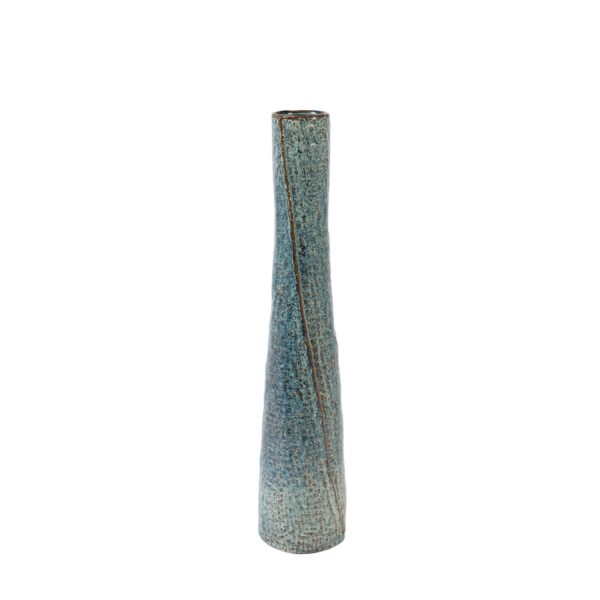 Light & Living Vaas deco Ø12x55,5 cm SETIMMO keramiek blauw+bruin