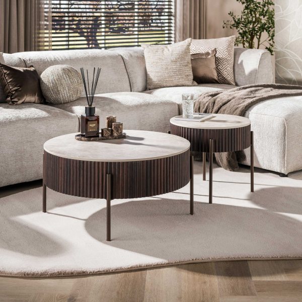 Zijlstra Salontafel Ceramo rond set/2