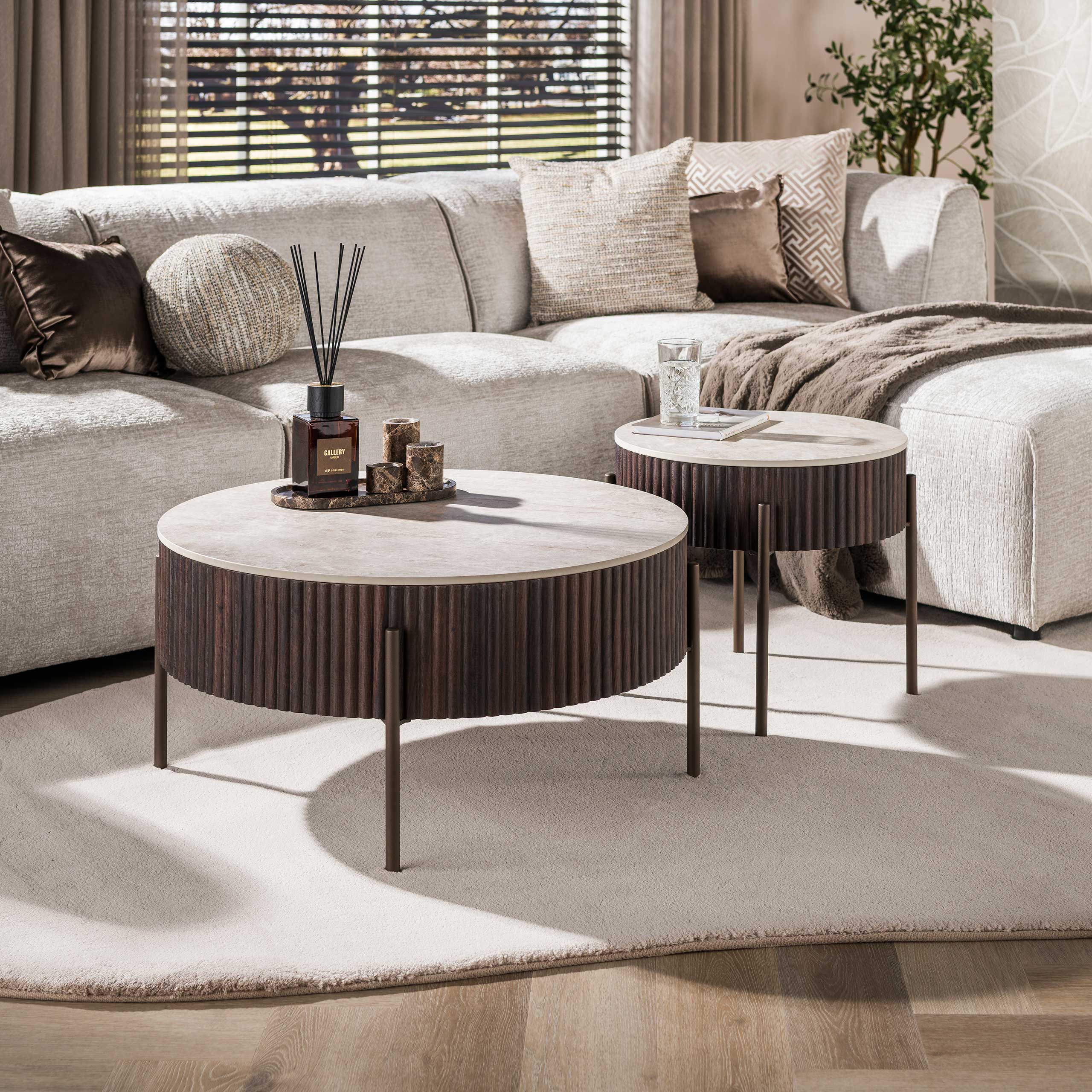 Zijlstra Salontafel Ceramo rond set/2