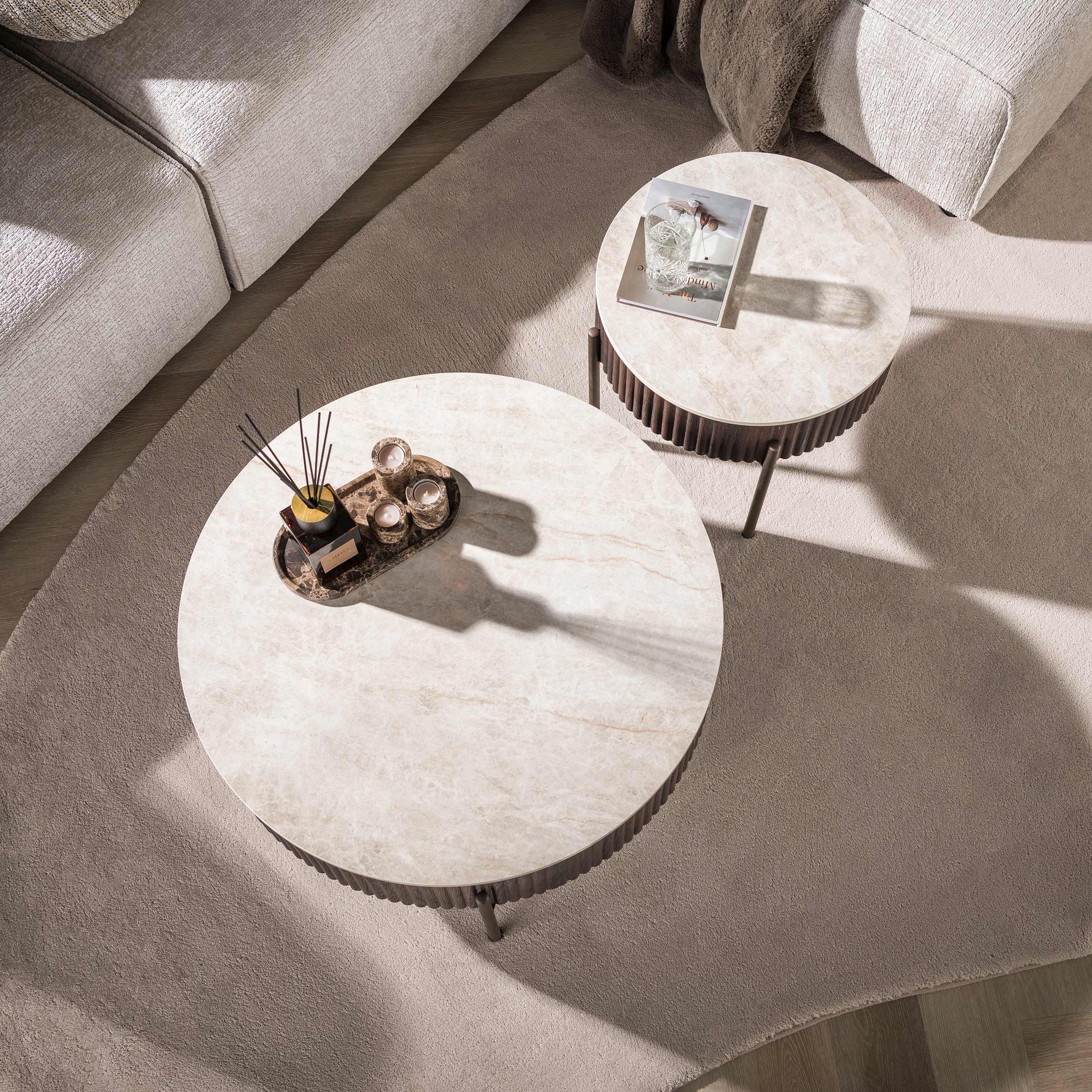 Zijlstra Salontafel Ceramo rond set/2