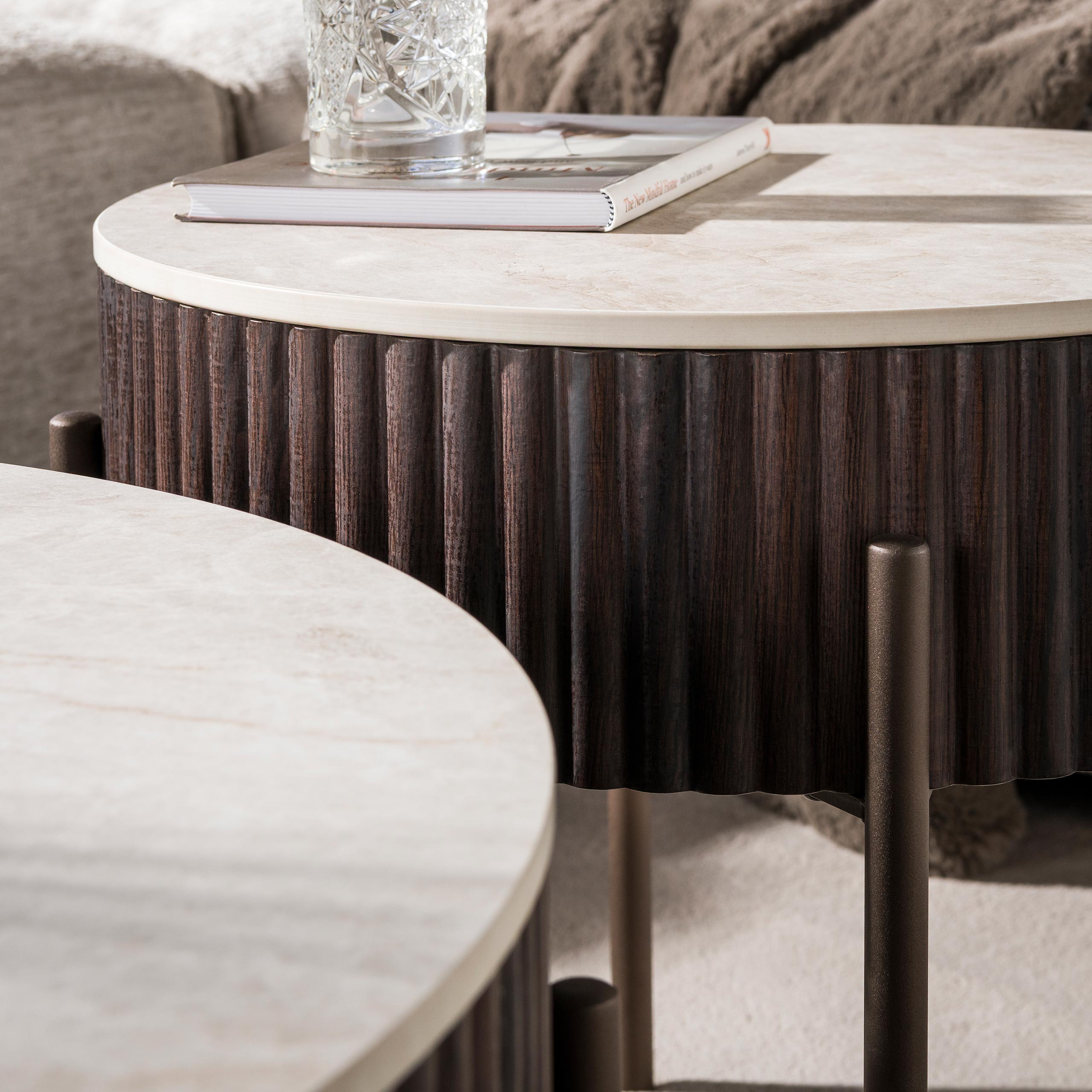 Zijlstra Salontafel Ceramo rond set/2