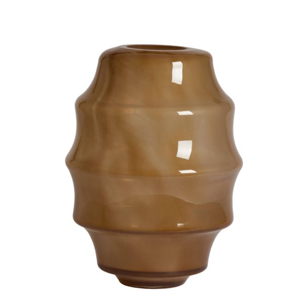 Light & Living Vaas Ø31x42 cm NAYORO glas glans amber