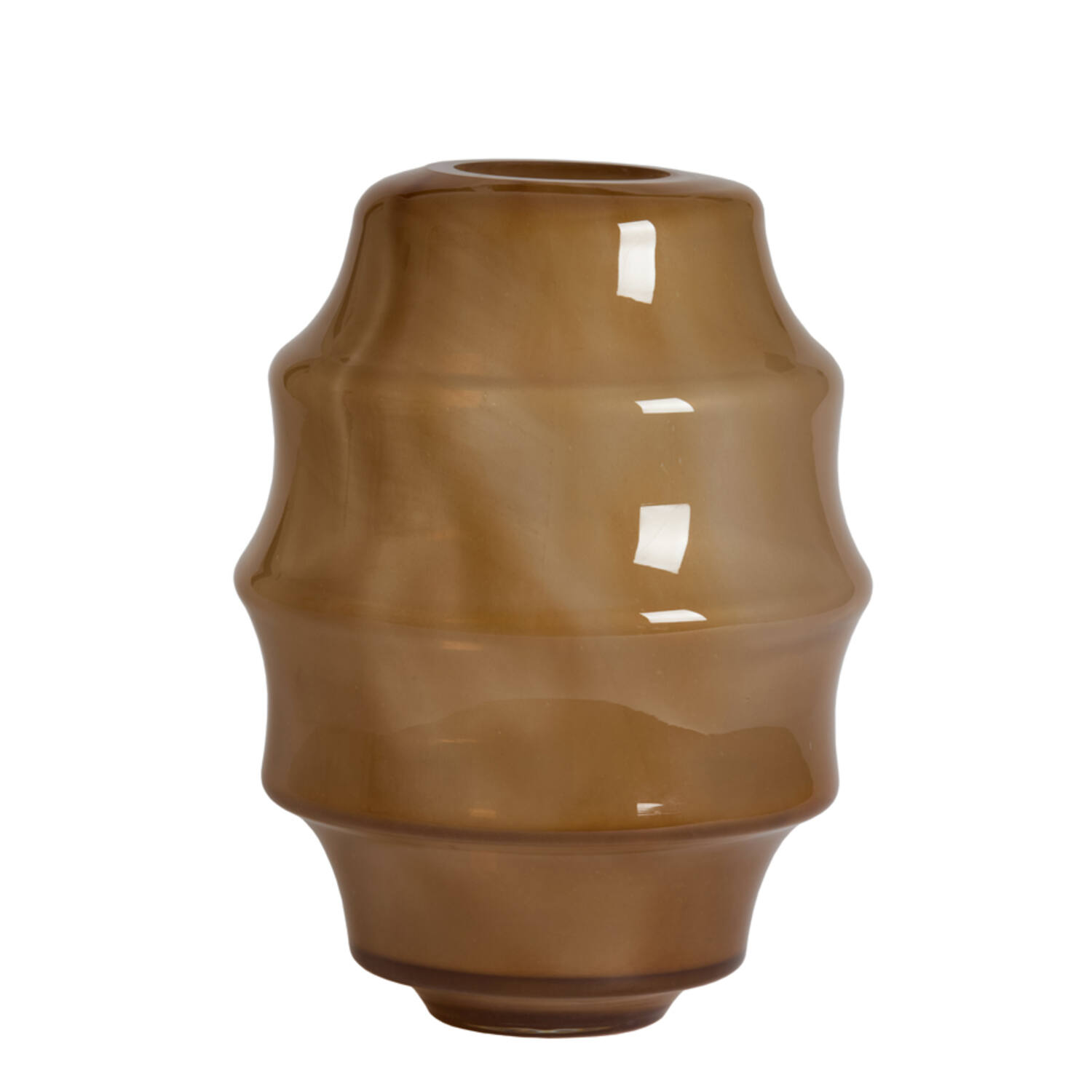 Light & Living Vaas Ø31x42 cm NAYORO glas glans amber
