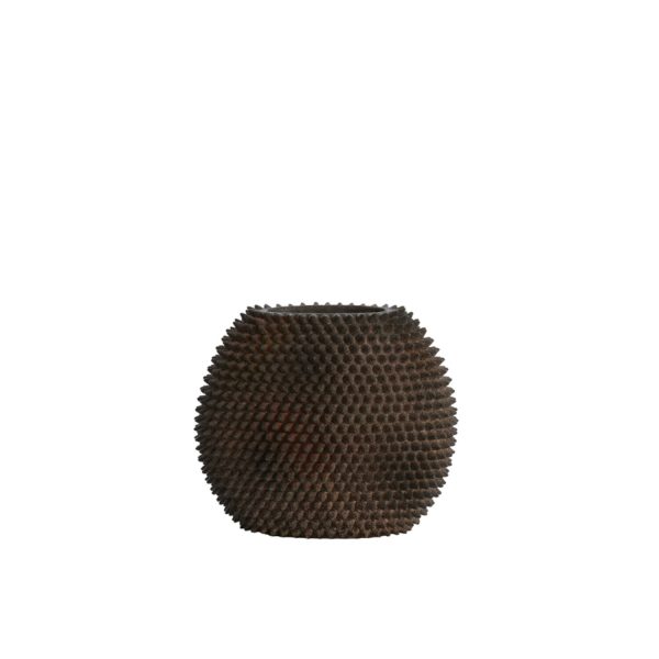 Light & Living Vaas deco 30,5x17x26,5 cm CALDRAS bruin